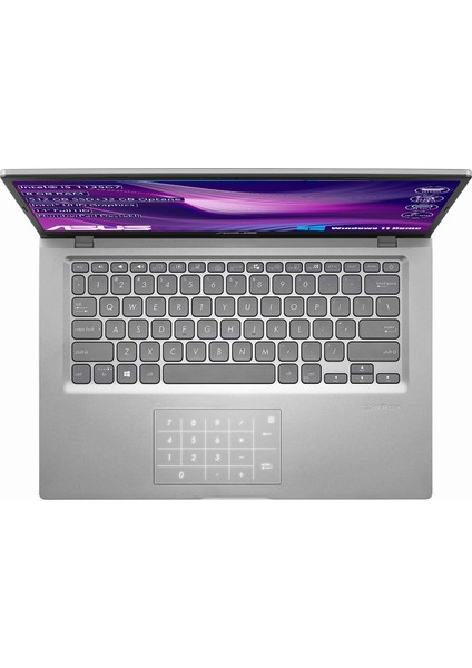 X415E İntel Core i5 1135G7 8 GB 512 GB SSD + 32 GB Optane 14" FHD Windows 11 X415EA-EK663W