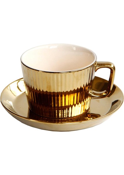 Altın Seramik Kahve Seti Beyaz (Yurt Dışından) indirimleri