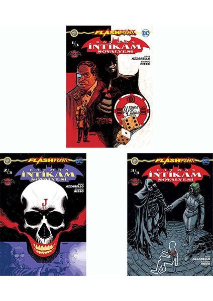 Flashpoint Batman İntikam Şövalyesi 1-3 Set