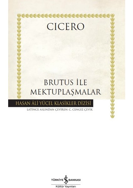 Brutus Ile Mektuplaşmalar - Cicero