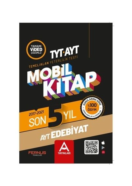 AYT Mobil Kitap Son 5 Yıl Edebiyat (Ciltli)