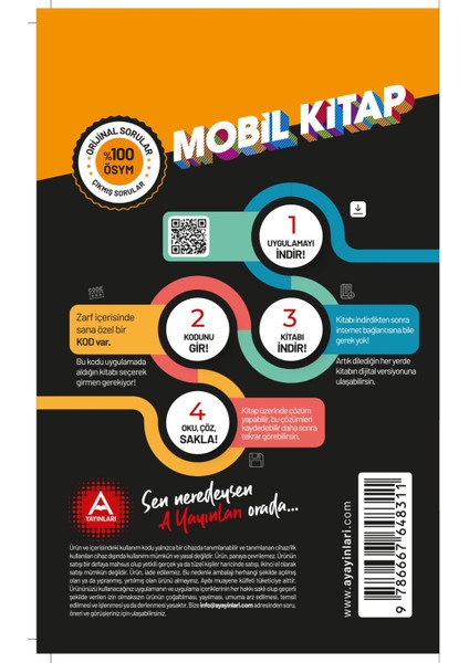 AYT Mobil Kitap Son 5 Yıl Matematik (Ciltli) fiyatları