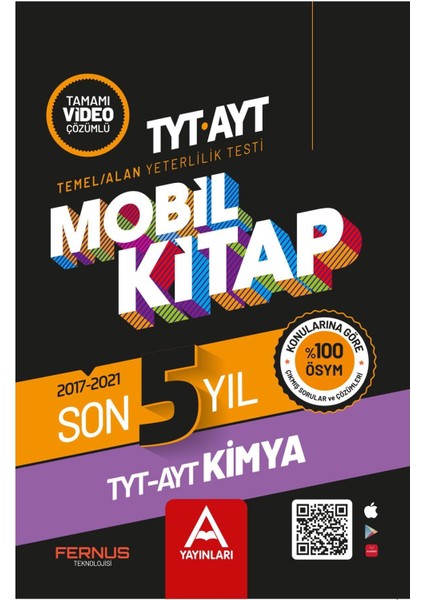 TYT – AYT Mobil Kitap Son 5 Yıl Kimya (Ciltli)