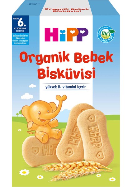 Organik Bebek Bisküvisi 150 gr