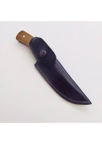 El Yapımı Geyik Motifli -Bushcraft Kamp Bıçağı Kök Ceviz Kabze Paslanmaz Av Bıçağı Deri Kılıflı modelleri