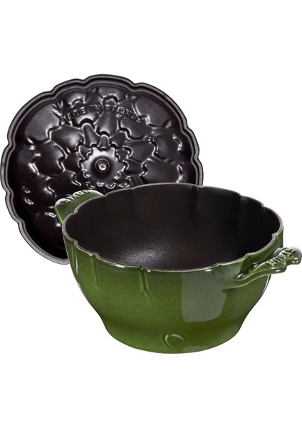 La Cocotte Döküm Tencere Fesleğen 22 cm Enginar Modeli
