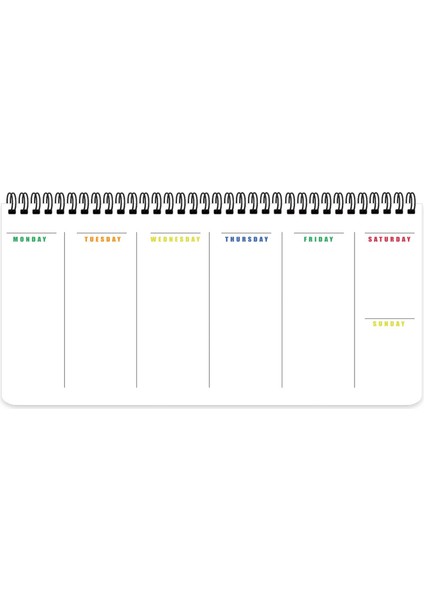 13X27 Haftalık Planner