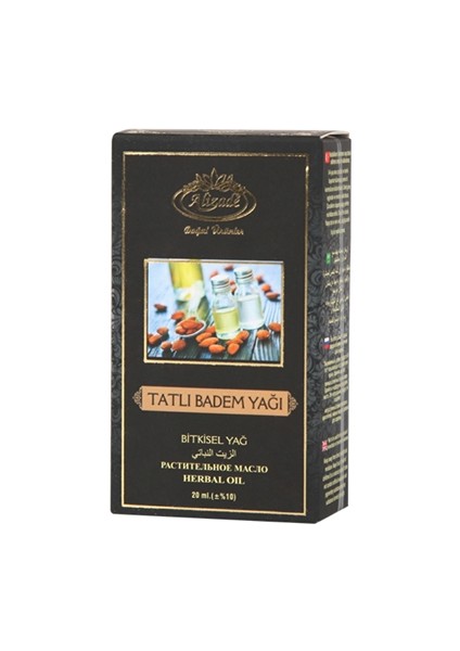 Saf Tatlı Badem Yağı (20 Cc)