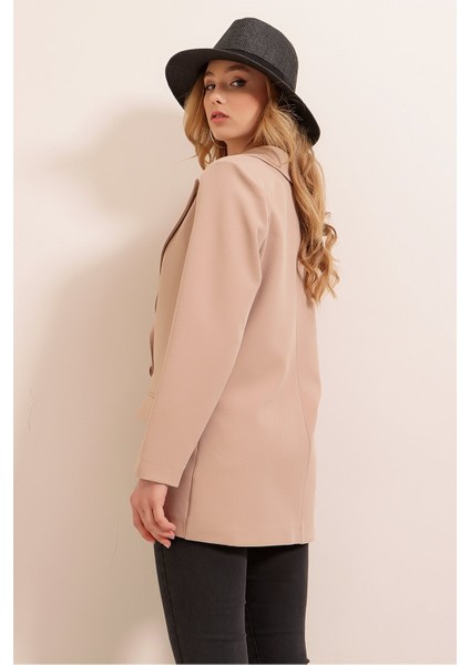 Zara Sivri Yaka Astarsız Ceket