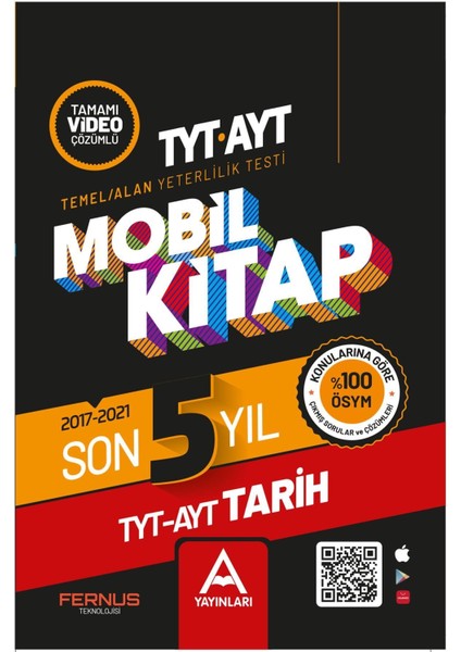 TYT - AYT Mobil Kitap Son 5 Yıl Tarih (Ciltli)