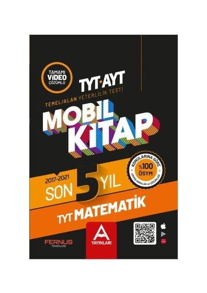 TYT Mobil Kitap Son 5 Yıl Matematik (Ciltli)