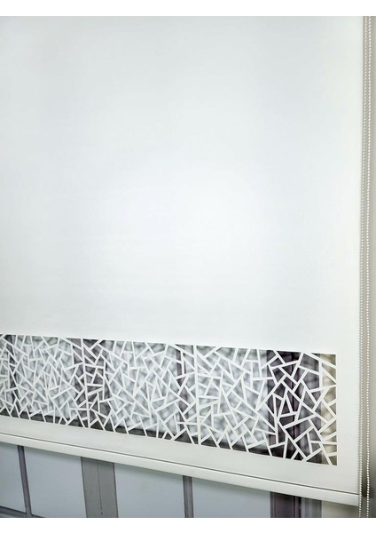 Lazer Stor Perde Mat Kalın Kumaşlı Ekru Renk LZR107 indirimleri