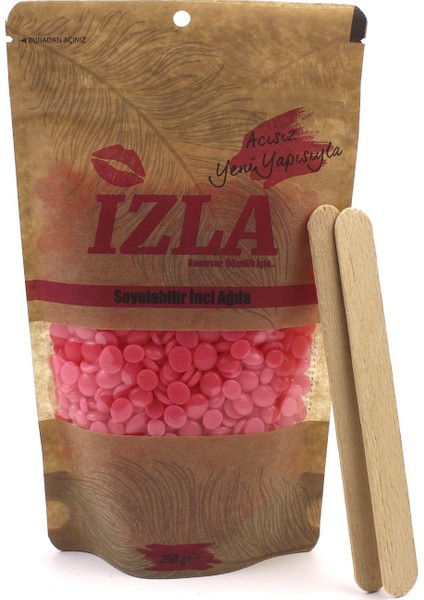Boncuk Ağda Pembe Spatula