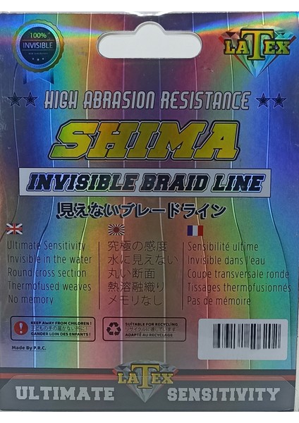 Shima 150M Hayalet Ip Misina Japon Mikro Fiber Görünmez Misina