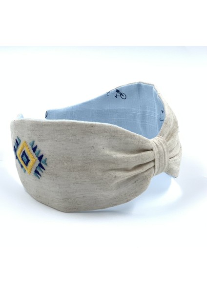 Etnik Desen1 Dar Kalıp Bej Taç ETN01