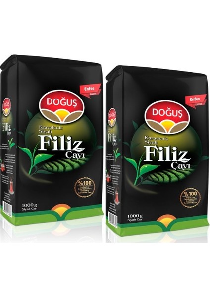 Siyah Filiz Çayı 1000 gr x 2'li Paket fiyatları