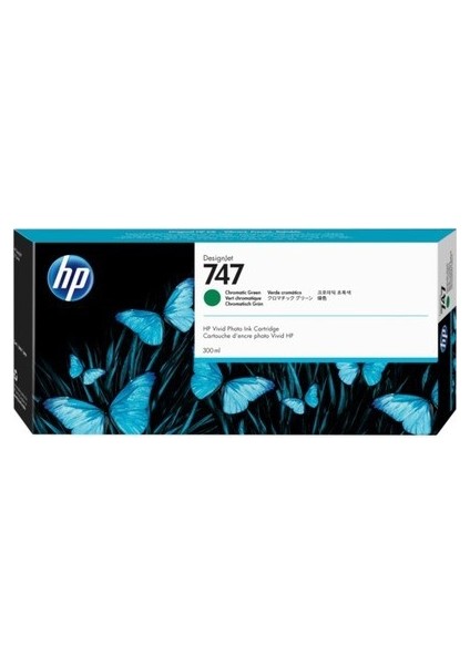 747 Chrmtc Green Kromatik Yeşil 300 ml Plotter Kartuşu P2V84A