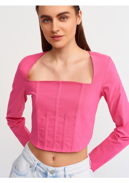 50138 Sırt Dekolteli Kare Yaka Top-Şeker P. fırsatları