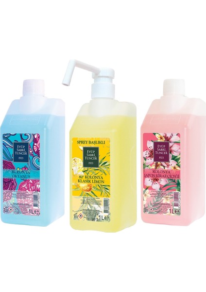 Okyanus, Klasiık Limon ve Kiraz Çiçeği Kolonyası 3 lt