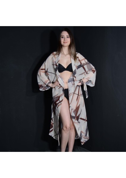 Paredora Cappuccino Kimono Pareo