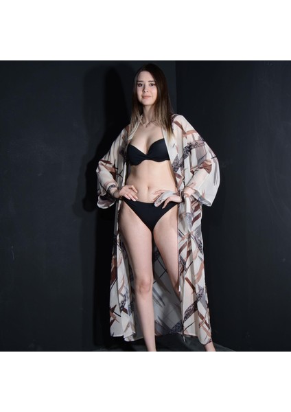 Paredora Cappuccino Kimono Pareo
