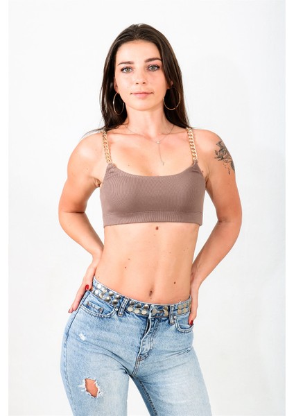 Viendo Zincir Askılı Kaşkorse Crop Top Büstiyer fiyatları