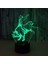 Renk Değiştiren 3D Dekoratif Şekilli LED Lamba - 12 cm (Yurt Dışından) 4