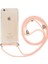 Apple iphone 6s Kılıf Omuz Boyun Askılı Ipli Şeffaf Antişok X-Rop Kılıf Dört Köşeli Darbe Koruma 1