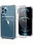 Apple iphone 13 Pro Kılıf Silikon Şeffaf Kredi Kartlık Bölme Tpu Antişok Dört Köşe Darbe Koruma 1