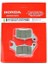 Honda Dio 110 Ön Fren Balata Orjinal 1