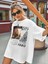 Kadın Beyaz Urban Baskılı T-Shirt 4