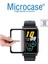 Huawei Watch Fit Mini Tam Kaplayan Kavisli Ekran Koruyucu 3D Pet Film - Siyah 2