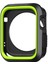 Apple Watch Uyumlu 7 45MM Armor Silikon Kılıf - Siyah-Yeşil KN06 1