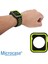 Apple Watch Uyumlu 7 45MM Armor Silikon Kılıf - Siyah-Yeşil KN06 2