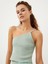 Pamuklu Slim Fit Tek Omuz Askılı Triko Atlet 1