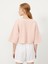 V Yaka Pamuklu Oversize Cepli Bluz 5