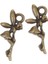 2x 50X Retro Peri Elf Melek Charm Kolye El Sanatları Takı Kolye Için (Yurt Dışından) 5