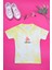 Çizgi Kids Kız Çocuk Batik Desen Watermelon  Karpuz Baskılı Sarı T-Shirt 1