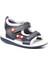 22Y05 Lacivert-Kırmızı-Beyaz Comfort Erkek Çocuk Sandalet 3