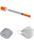 3p 0.5 ml 30G Süper Insülin Enjektör 50'li + Octacare 5x5 Esnek Plaster + F95 Maske Beyaz 5'li 1