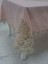 Henna Lüx Dantelli Simli Keten Kumaş Pudra Masa Örtüsü Dikdörtgen 160x230 cm - 1146 4