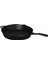gourmet Flame Yardımcı Kulplu Döküm Tava Siyah 28CM 1