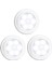 3 Adet LED Işık Bedsides Hareket Sensörü Gece Işık Duvar Banyo Koridor Beyaz Beyaz Işık Için(Yurt Dışından) 1