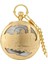Kuvars Pocket Watch Müzikal Hareketi Vintage Retro Babalar Günü Için Pürüzsüz Altın Tren (Yurt Dşından) 1