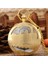 Kuvars Pocket Watch Müzikal Hareketi Vintage Retro Babalar Günü Için Pürüzsüz Altın Tren (Yurt Dşından) 3