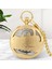 Kuvars Pocket Watch Müzikal Hareketi Vintage Retro Babalar Günü Için Pürüzsüz Altın Tren (Yurt Dşından) 4