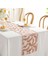 Glitter Masa Koşucular Isı Yalıtım Masa Örtüsü Tatil Yemeği Ziyafet 11.81X108.27 Inç Gül Altın (Yurt Dışından) 2