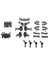 22 / Set Metal Yükseltme Wltoys Için K969 K979 P929 P939 1:28 Rc Paletli Araba Titanyum (Yurt Dışından) 1