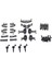 22 / Set Metal Yükseltme Wltoys Için K969 K979 P929 P939 1:28 Rc Paletli Araba Titanyum (Yurt Dışından) 2