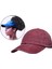 At Kuyruğu Beyzbol Şapkası Kadın Dağınık Yüksek Topuz Tenis Şapka Ayarlanabilir Snapback Bordo 5